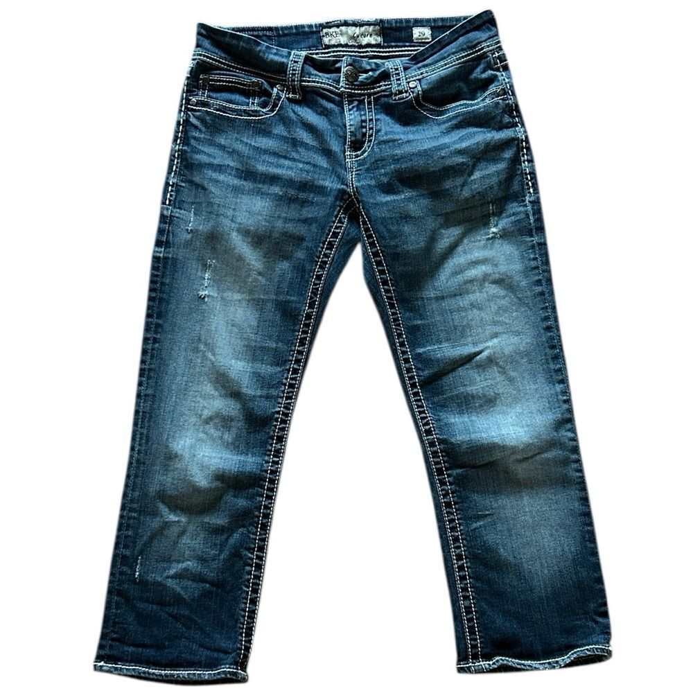 BKE Culture Blue Denim Capri Jeans